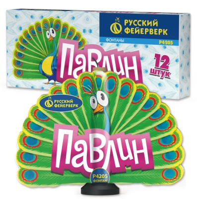 Павлин F Пиротехнический фонтан купить в Ухте | uhta.salutsklad.ru